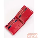 Peterson női bőr pénztárca PTN RD-250-GCL – piros