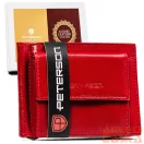 Peterson női bőr pénztárca PTN RD-250-GCL – piros