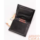 Peterson női bőr pénztárca PTN RD-270-GCL – fekete