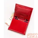 Peterson női bőr pénztárca PTN RD-270-GCL – piros