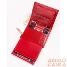 Peterson női bőr pénztárca PTN RD-270-GCL – piros