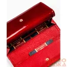 Peterson női bőr pénztárca PTN 421028-SBR – piros