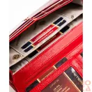 Peterson női bőr pénztárca PTN 421028-SBR – piros