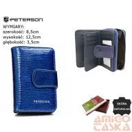 Peterson női bőr pénztárca PTN 76115-PR