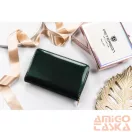Peterson női műbőr pénztárca PTN 001-LAK – zöld