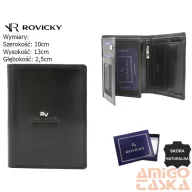 Rovicky férfi bőr pénztárca RV-7680272-BCA