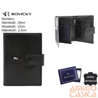 Rovicky férfi bőr pénztárca RV-7680272-9-BCA