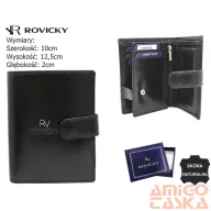 Rovicky férfi bőr pénztárca RV-7680056-9-L-BCA
