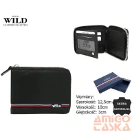 Always Wild férfi bőr pénztárca N992Z-GV – fekete