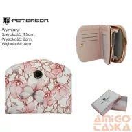 Peterson női műbőr pénztárca PTN 1830-F8 – bézs
