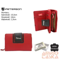 Peterson női bőr pénztárca PTN KA-28