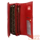 Peterson női bőr pénztárca PTN ST-409 – piros