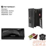 Peterson női bőr pénztárca PTN BC-409