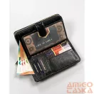 Peterson női bőr pénztárca PTN PL-603 – fekete