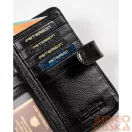 Peterson női bőr pénztárca PTN PL-603 – fekete
