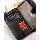 Peterson női bőr pénztárca PTN PL-603 – fekete