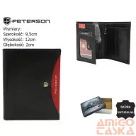 Peterson férfi bőr pénztárca PTN 303.01