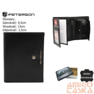 Peterson férfi bőr pénztárca PTN 324.01