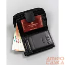 Peterson női bőr pénztárca PTN RD-41-GCL – fekete