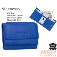 Rovicky női bőr pénztárca R-18-LFN – kék