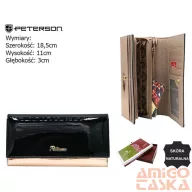 Peterson női bőr pénztárca PTN 1N-409