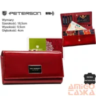 Peterson női bőr pénztárca PTN PH24-FO-1-SH