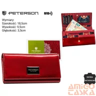 Peterson női bőr pénztárca PTN PH27-1-SH
