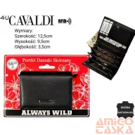 4U Cavaldi női bőr pénztárca 445-IL2-BL