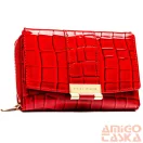 Peterson női műbőr pénztárca PTN 0015-DS Red