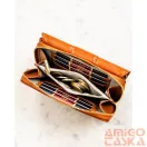 Peterson női műbőr pénztárca PTN 0015-F – barna