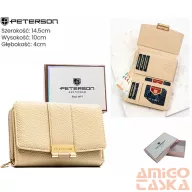 Peterson női műbőr pénztárca PTN 0015-HB
