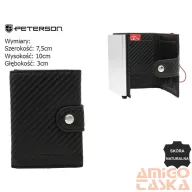 Peterson férfi bőr pénztárca PTN W882-CF