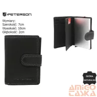 Peterson férfi bőr pénztárca PTN G586-GKA
