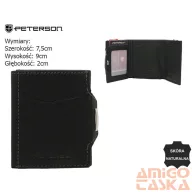 Peterson férfi bőr pénztárca PTN G710-GKA