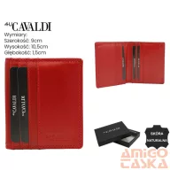 4U Cavaldi férfi bőr pénztárca CW1015-LGV – piros