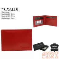 4U Cavaldi férfi bőr pénztárca CW1017-LGV – piros