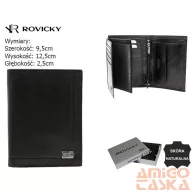 Rovicky férfi bőr pénztárca PC-101-NBAR