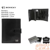 Rovicky férfi bőr pénztárca PC-101L-NBAR