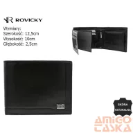 Rovicky férfi bőr pénztárca PC-103-NBAR