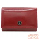 Peterson női bőr pénztárca PTN 27079-TVT – piros