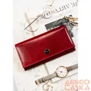 Peterson női bőr pénztárca PTN 1680166-TVT – piros