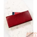 Peterson női bőr pénztárca PTN 1680166-TVT – piros