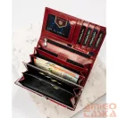 Peterson női bőr pénztárca PTN 1680166-TVT – piros