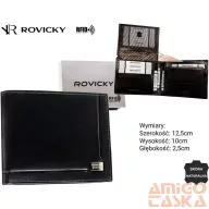 Rovicky férfi bőr pénztárca CPR-06-NBAR