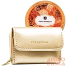 Peterson női műbőr pénztárca PTN 011-LAK-PUS – arany