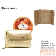 Peterson női műbőr pénztárca PTN 011-HRH-PUS