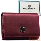 Peterson női bőr és műbőr pénztárca PTN PS445-HNL