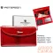 Peterson női műbőr pénztárca PTN-POR-03-RS – piros
