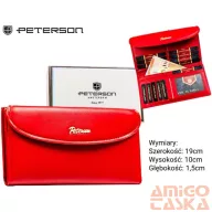 Peterson női műbőr pénztárca PTN-POR-03-PU