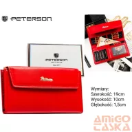 Peterson női műbőr pénztárca PTN-POR-04-PU
